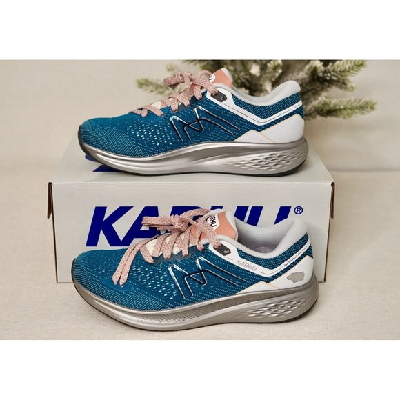 Karhu Shoes - NEW Karhu Synchron 2.0 Running Shoes | 7M Blue & Rose Tan | $170.00 MSRP